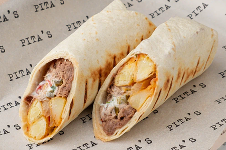 Шаверма с говядиной, лечо и картофелем Big