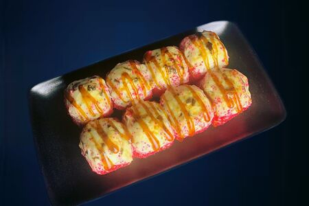 Ролл Острый запеченный с угрем