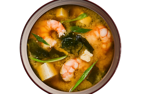 Суп Мисо с креветкой