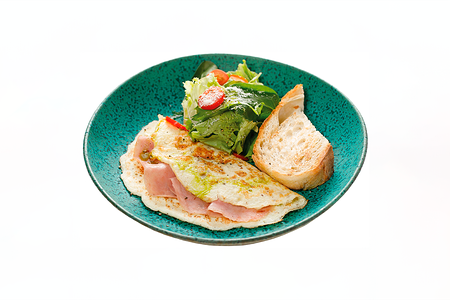 Омлет с ветчиной и сыром