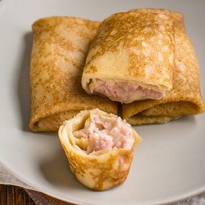 Блинчик с ветчиной и сыром