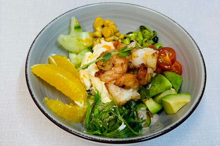 Поке с креветками 