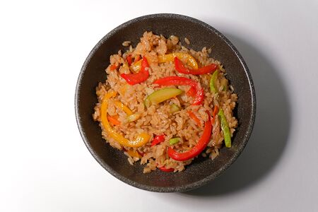 Тяхан с овощами 