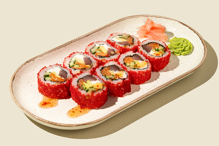 Ролл Сицилия с тунцом и лососем New