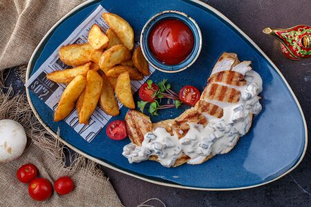 Стейк куриный