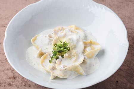 Равиоли с белыми грибами