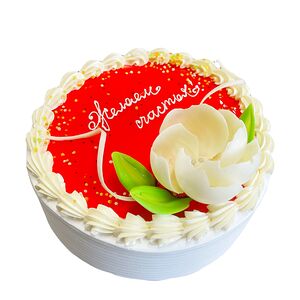 Торт Нежность с клубникой