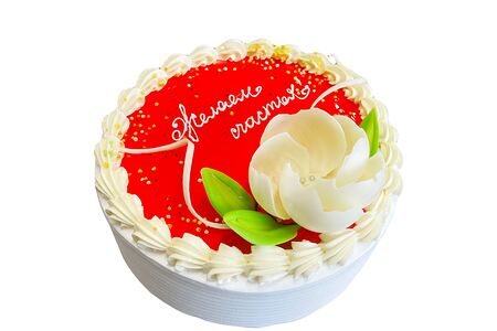 Торт Нежность с клубникой