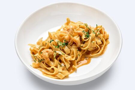 Паста с креветками