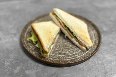 Сэндвич с лососем 