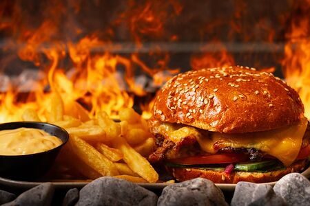 Комбо бургер с куриной котлетой