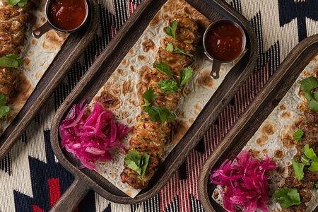 Кебаб из свинины и говядины