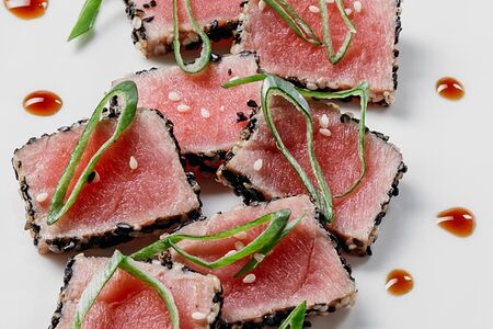 Татаки с мраморной говядиной