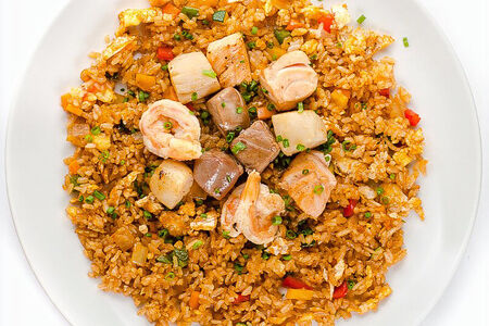 Тяхан с морепродуктами