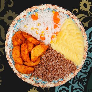 Картофель по-деревенски на пару