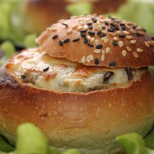 Жюльен с креветками