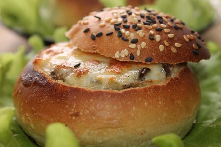 Жюльен с креветками