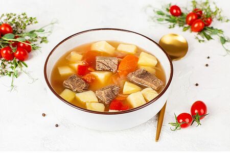 Шурпа из говядины с овощами