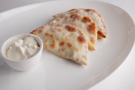 Джорат-кутабы с зеленью