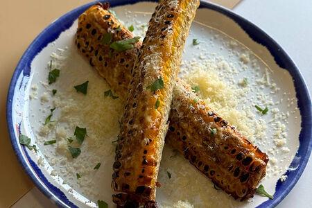 Кукуруза с пармезаном