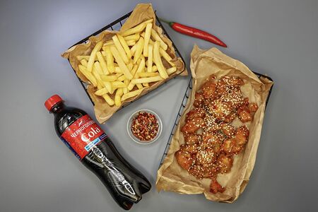 Комбо с курочкой в кляре