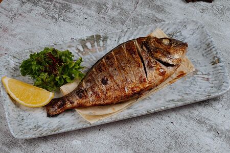 Дорадо на гриле