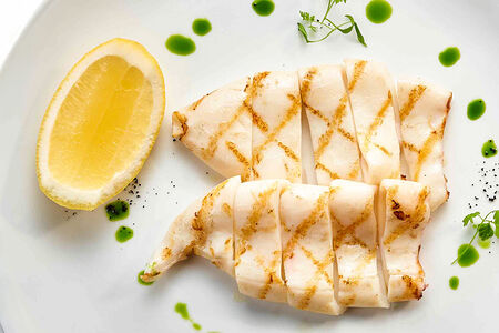 Кальмар на гриле