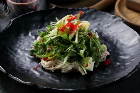 Салат со снежным крабом