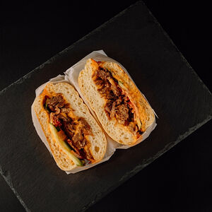 Хлеббер с говядиной