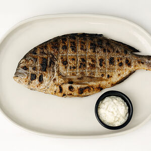 Дорадо на гриле