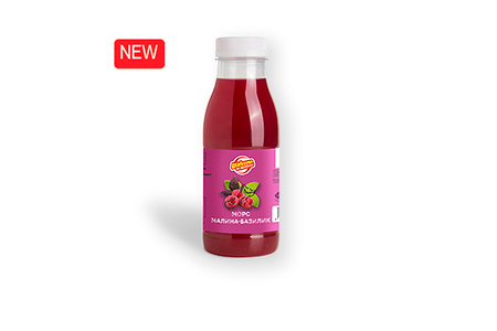 Морс малина-базилик