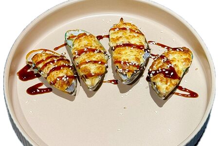 Мидии запеченные 