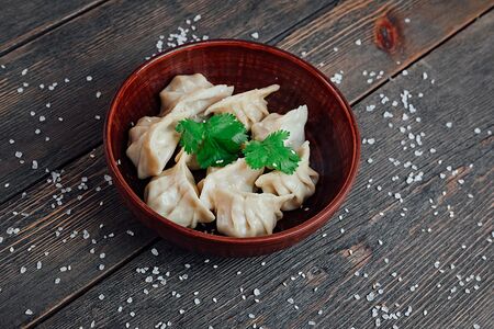 Вонтоны с курой на пару