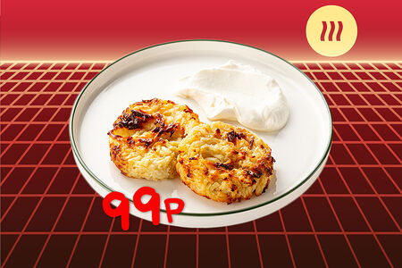 Драники со сметаной