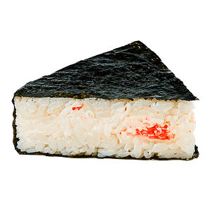 Онигири с крабом