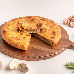 Пирог с картофелем и беконом