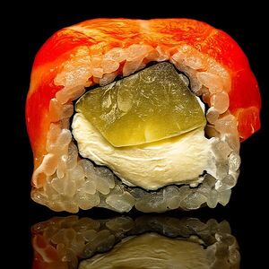 Лосось с ананасом