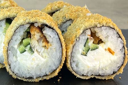 Жареный с угрем