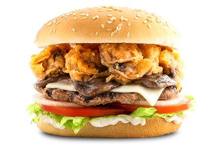 Супергрибной бургер