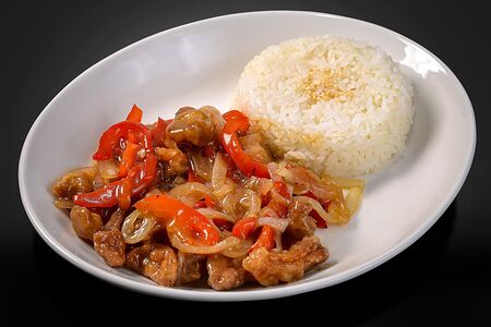 Свинина в кисло-сладком соусе