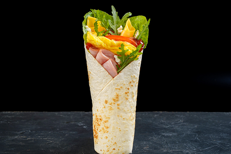 Ветчина сыр омлет ролл