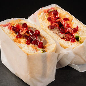 Хлеббер с олениной