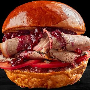 Брискет-бургер