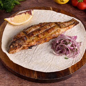 Форель радужная на углях