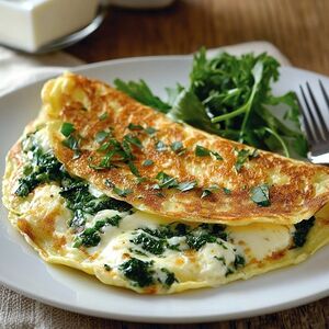 Омлет с зеленью