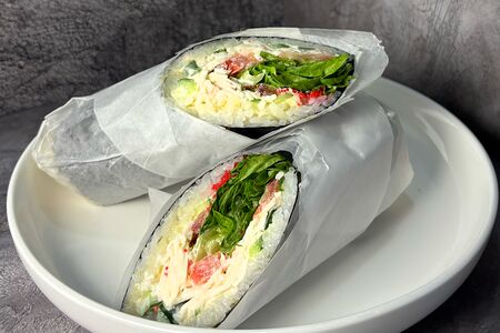 Буррито с сочным крабом