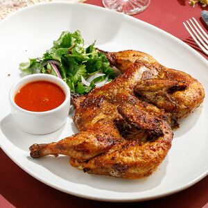 Фермерский цыпленок с домашней аджикой