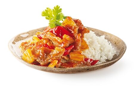 Свинина в кисло-сладком соусе