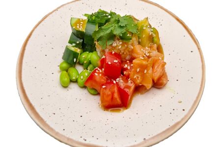 Поке с лососем