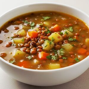 Կանաչ ոսպով ապուր